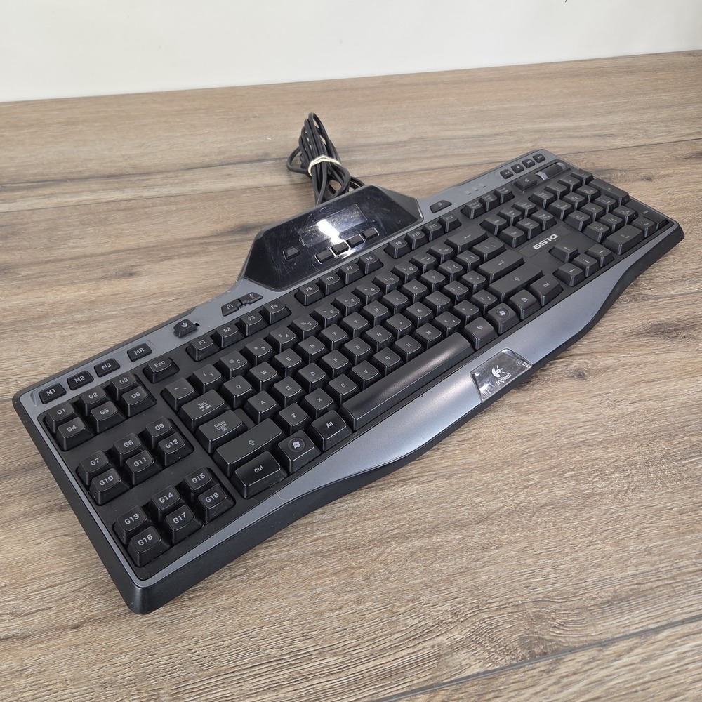 Logitech G510 Wired Gaming Keyboard LCD Display Programmable G-Keys USB Tested - Picture 2 of 12